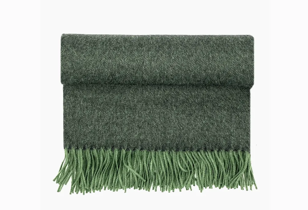 100% Baby Alpaca Scarf - Pistachio