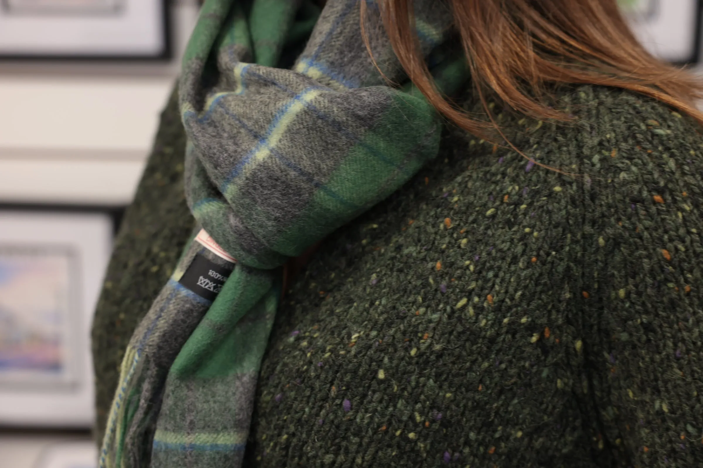 100% Lambswool Scarf - Eask Tower