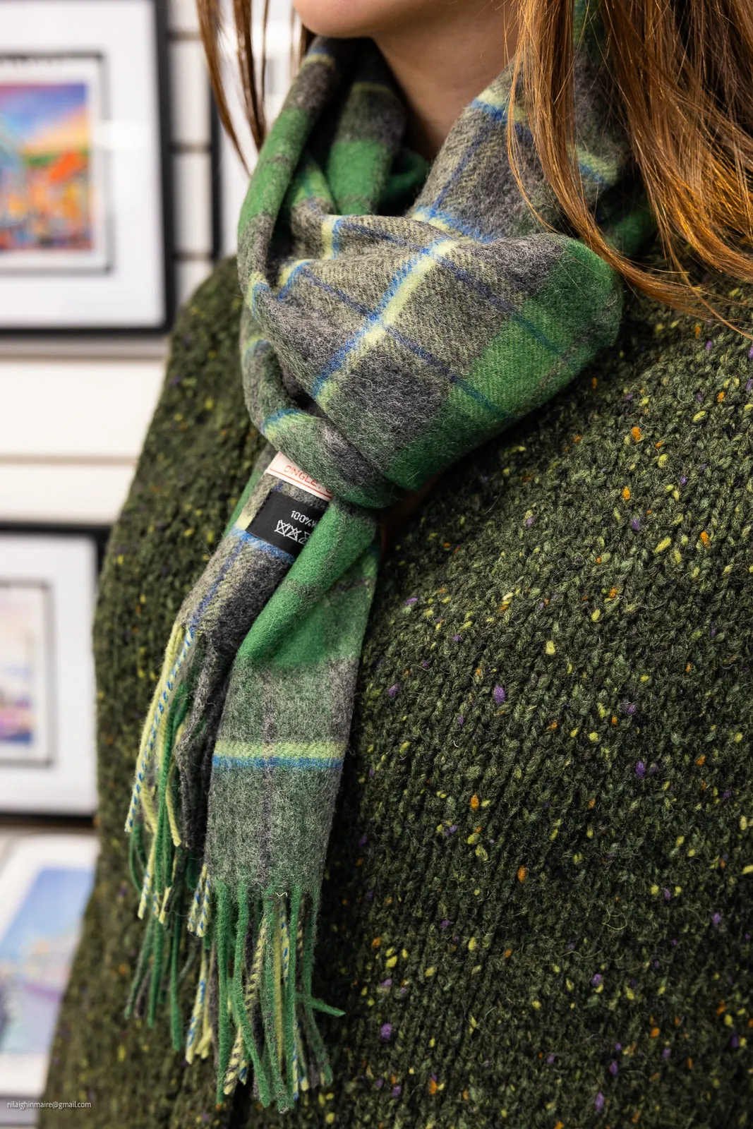 100% Lambswool Scarf - Eask Tower