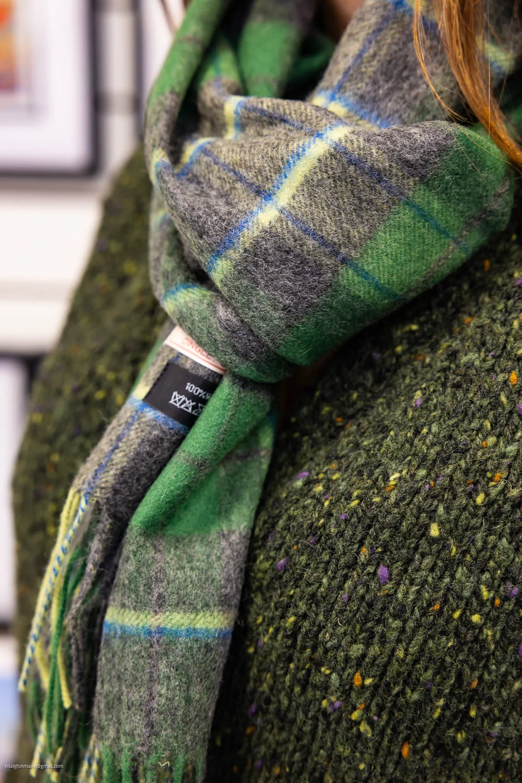 100% Lambswool Scarf - Eask Tower