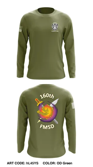 160th FMSD Core Men's LS Performance Tee - hL45YS