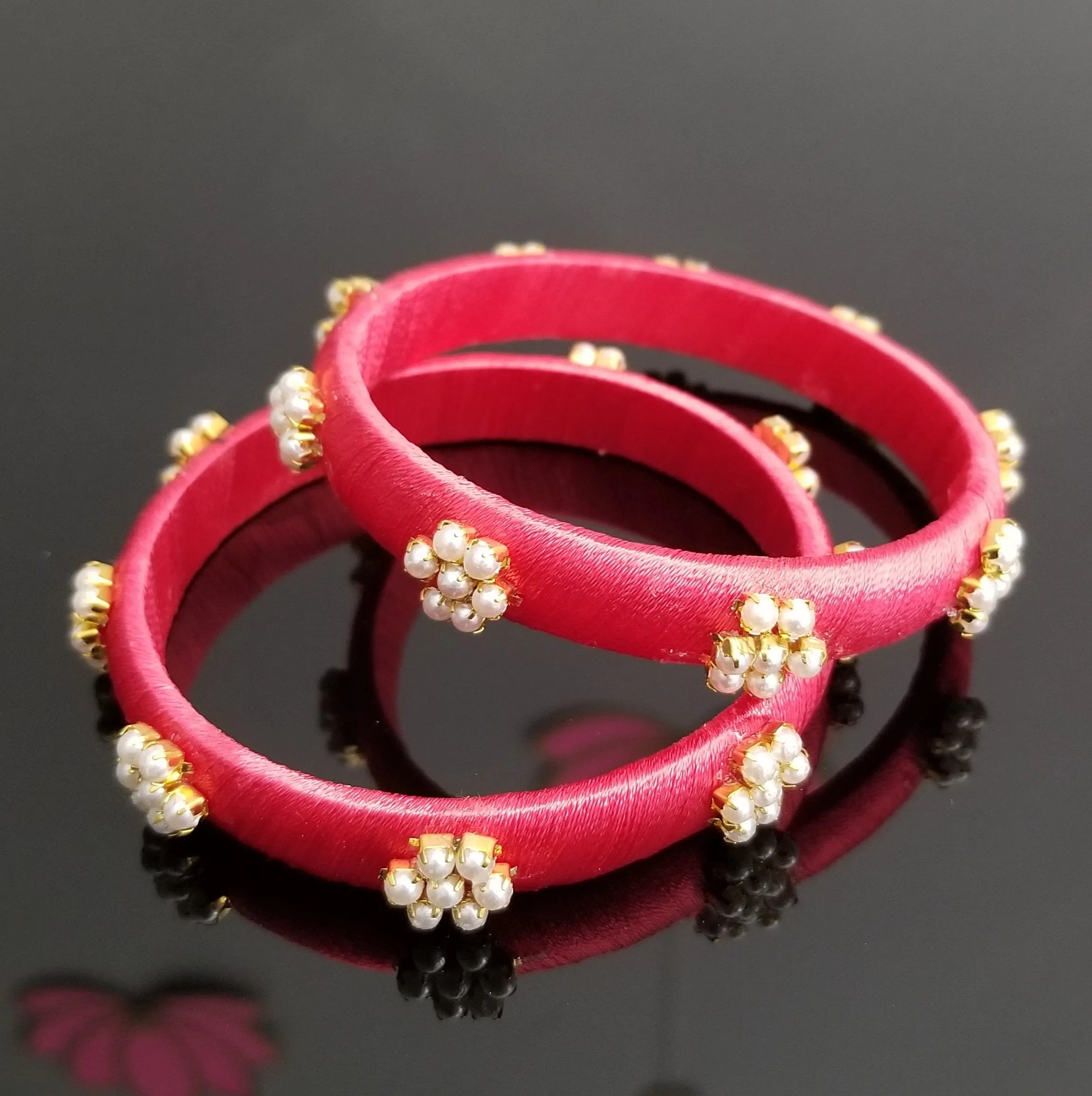 2 PC Silk Thread Bangles 1715