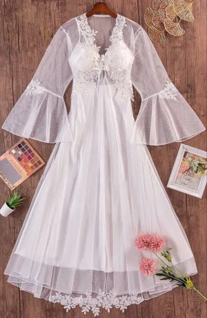 2 pieces women's shirt   robe One size upto 80 KG