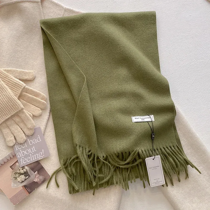 2024 Womens Winter Wool Scarf | Long Cashmere Shawl & Pashmina Wrap | EnigmaParis