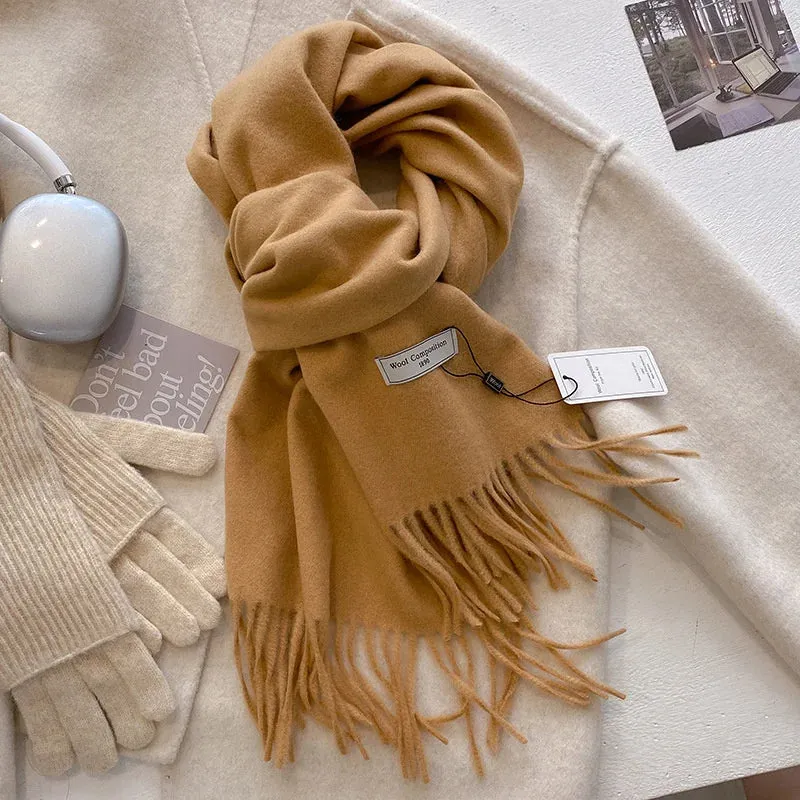 2024 Womens Winter Wool Scarf | Long Cashmere Shawl & Pashmina Wrap | EnigmaParis