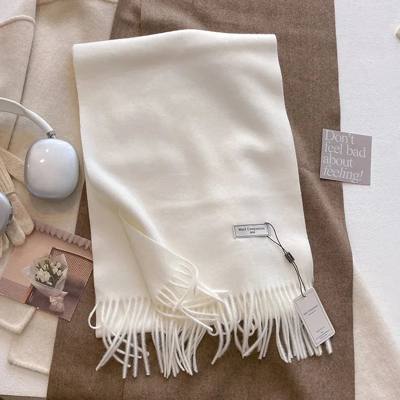 2024 Womens Winter Wool Scarf | Long Cashmere Shawl & Pashmina Wrap | EnigmaParis