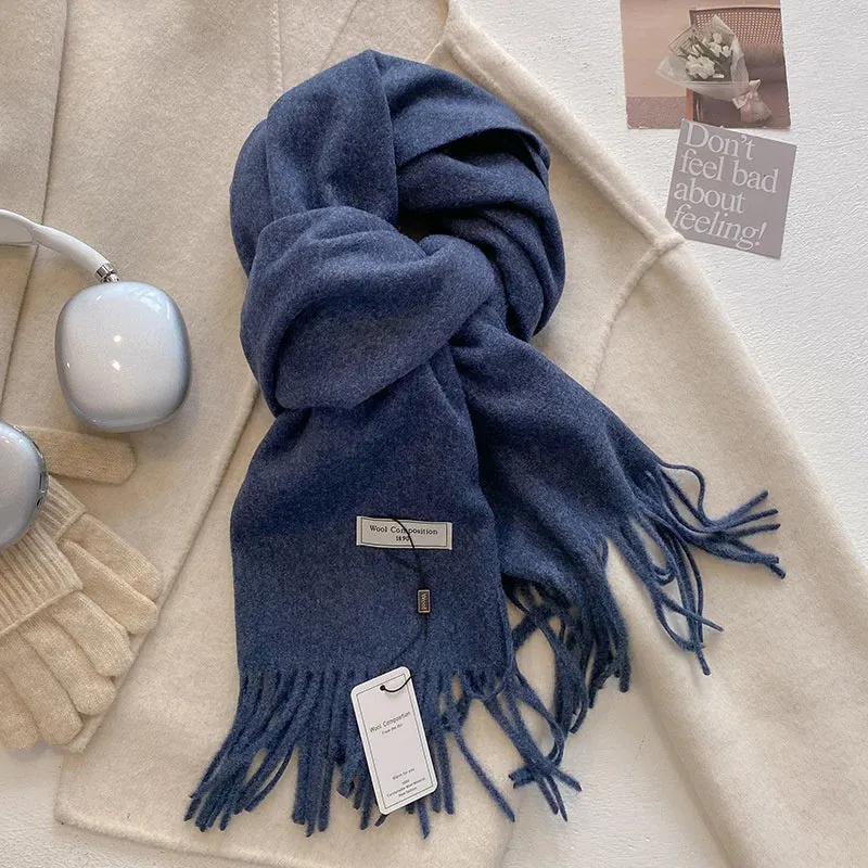 2024 Womens Winter Wool Scarf | Long Cashmere Shawl & Pashmina Wrap | EnigmaParis