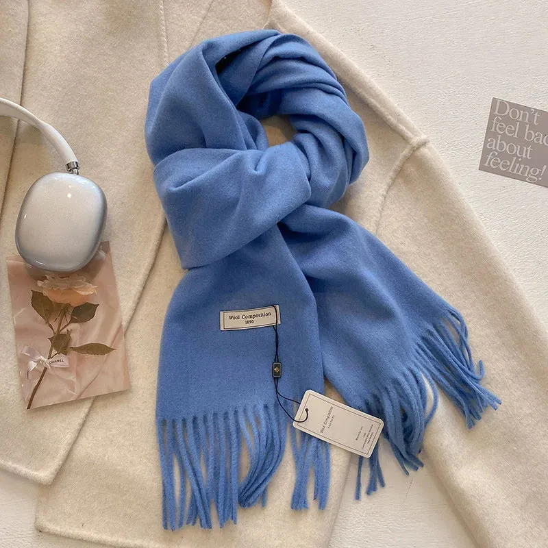 2024 Womens Winter Wool Scarf | Long Cashmere Shawl & Pashmina Wrap | EnigmaParis