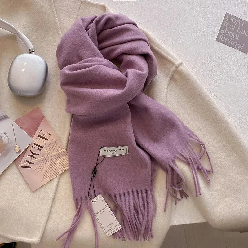 2024 Womens Winter Wool Scarf | Long Cashmere Shawl & Pashmina Wrap | EnigmaParis
