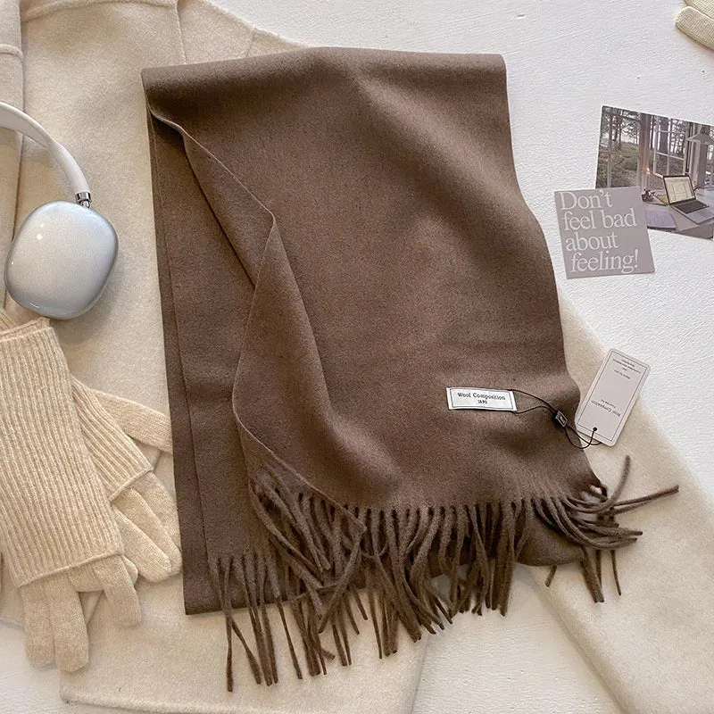 2024 Womens Winter Wool Scarf | Long Cashmere Shawl & Pashmina Wrap | EnigmaParis