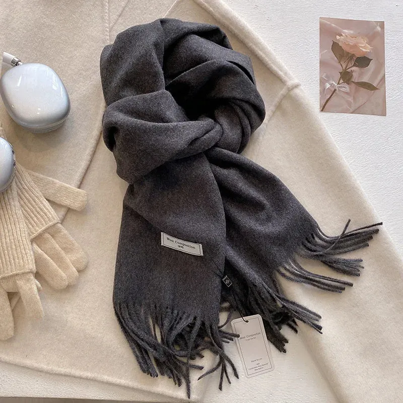 2024 Womens Winter Wool Scarf | Long Cashmere Shawl & Pashmina Wrap | EnigmaParis