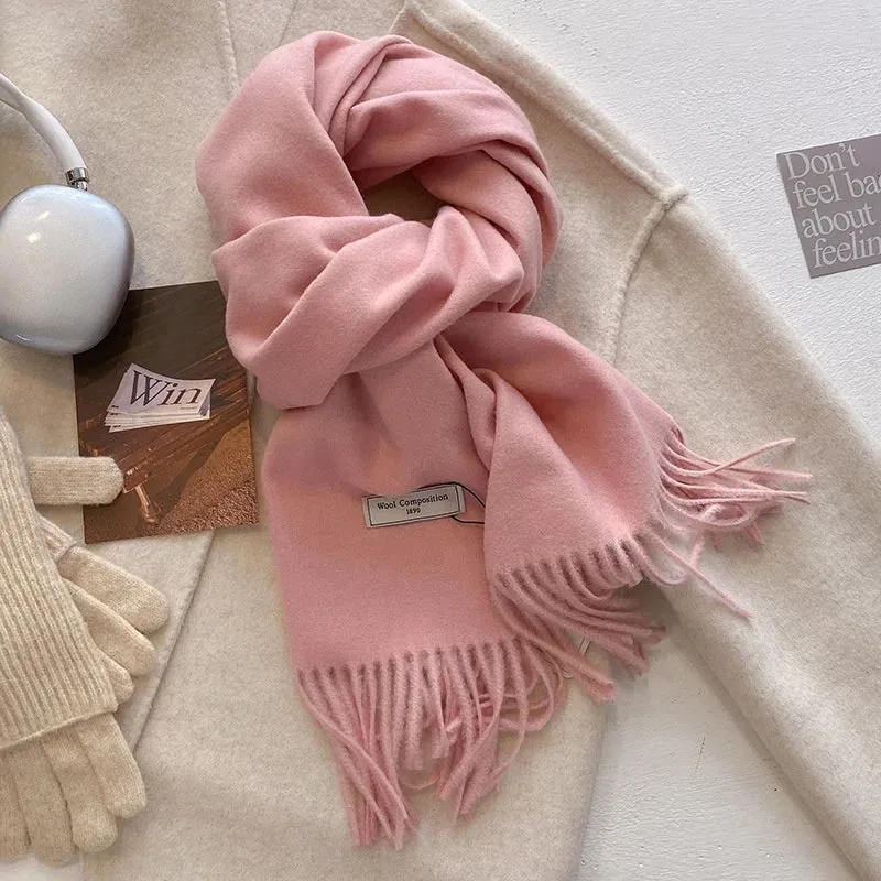 2024 Womens Winter Wool Scarf | Long Cashmere Shawl & Pashmina Wrap | EnigmaParis