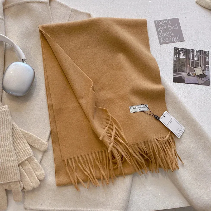 2024 Womens Winter Wool Scarf | Long Cashmere Shawl & Pashmina Wrap | EnigmaParis