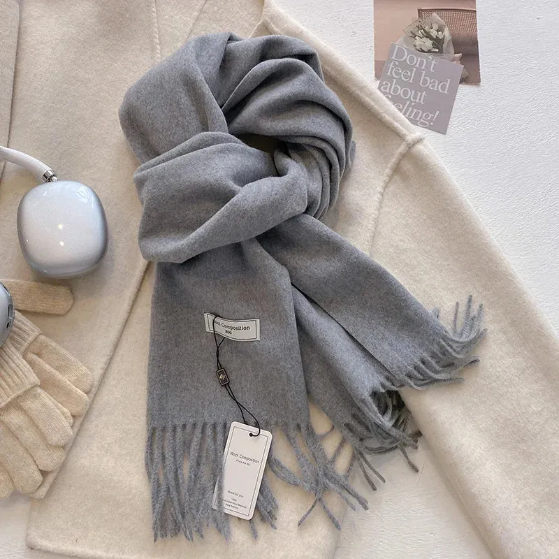 2024 Womens Winter Wool Scarf | Long Cashmere Shawl & Pashmina Wrap | EnigmaParis