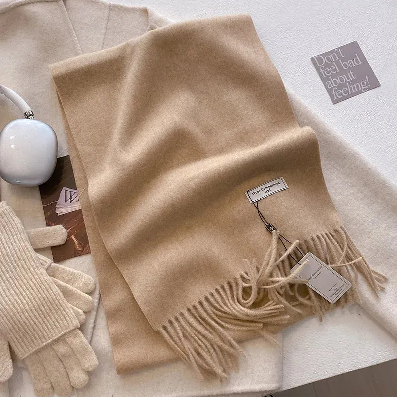 2024 Womens Winter Wool Scarf | Long Cashmere Shawl & Pashmina Wrap | EnigmaParis