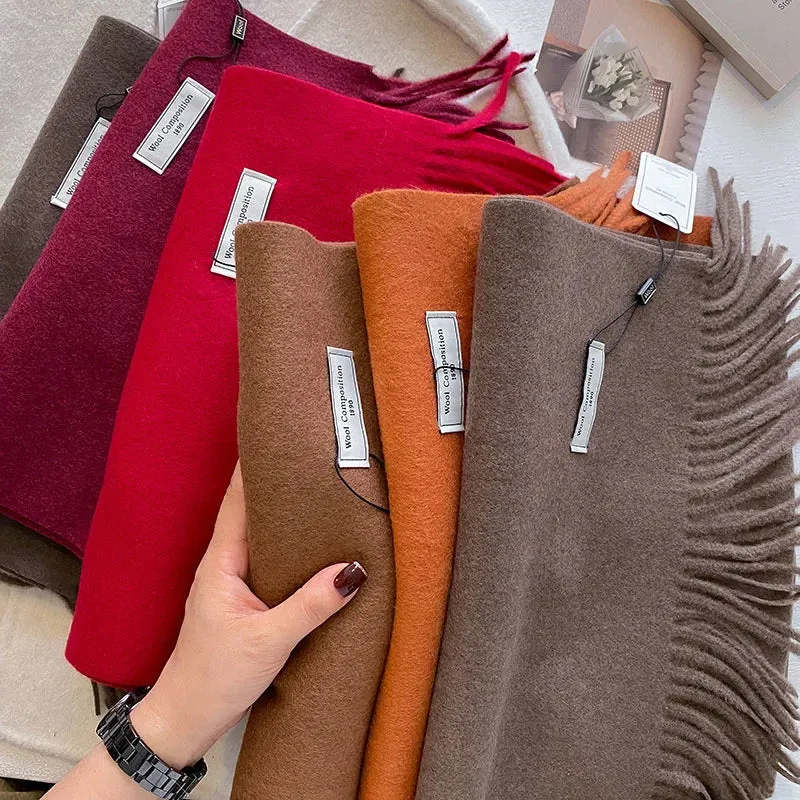 2024 Womens Winter Wool Scarf | Long Cashmere Shawl & Pashmina Wrap | EnigmaParis