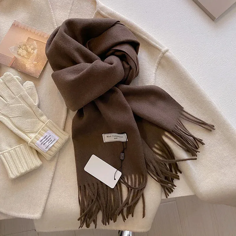 2024 Womens Winter Wool Scarf | Long Cashmere Shawl & Pashmina Wrap | EnigmaParis