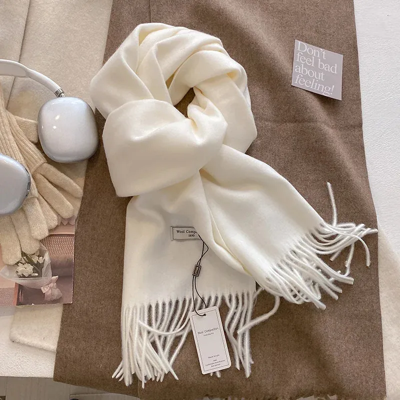 2024 Womens Winter Wool Scarf | Long Cashmere Shawl & Pashmina Wrap | EnigmaParis