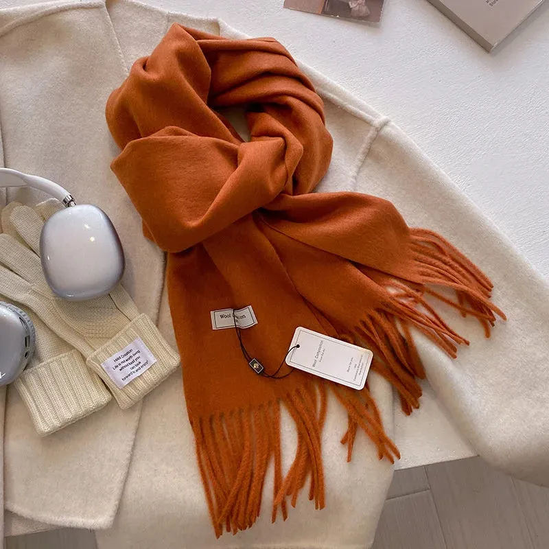 2024 Womens Winter Wool Scarf | Long Cashmere Shawl & Pashmina Wrap | EnigmaParis