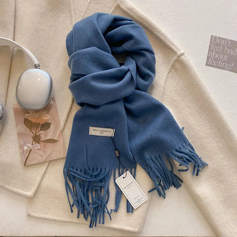 2024 Womens Winter Wool Scarf | Long Cashmere Shawl & Pashmina Wrap | EnigmaParis