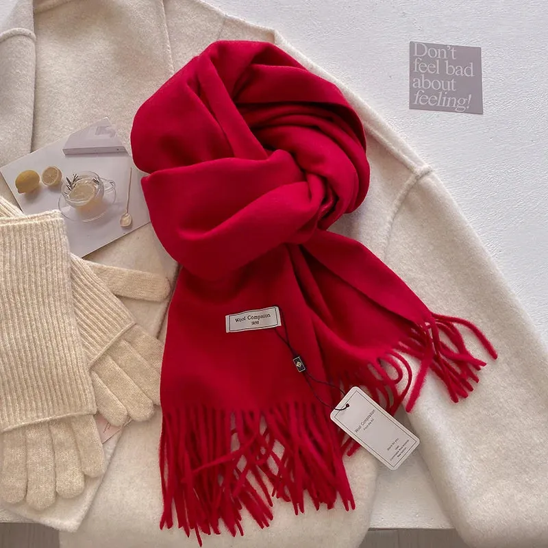 2024 Womens Winter Wool Scarf | Long Cashmere Shawl & Pashmina Wrap | EnigmaParis