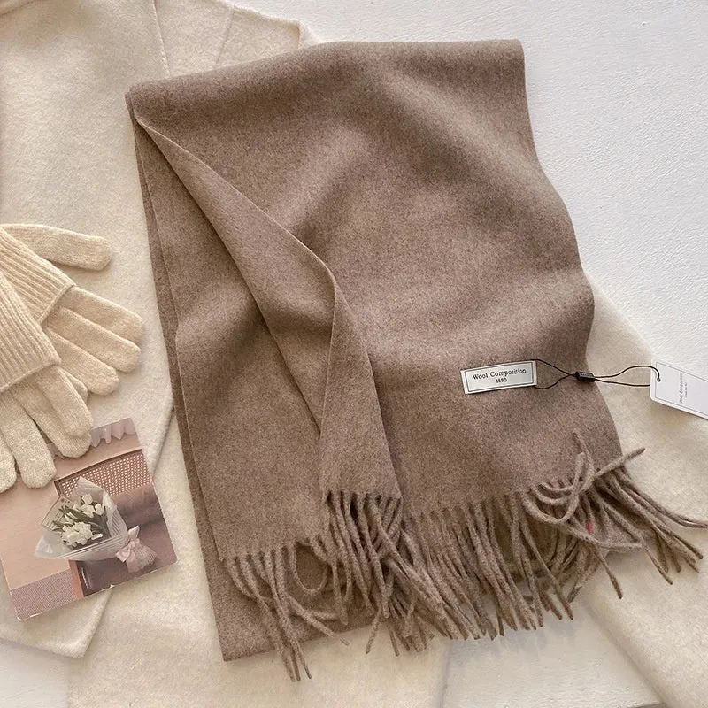 2024 Womens Winter Wool Scarf | Long Cashmere Shawl & Pashmina Wrap | EnigmaParis