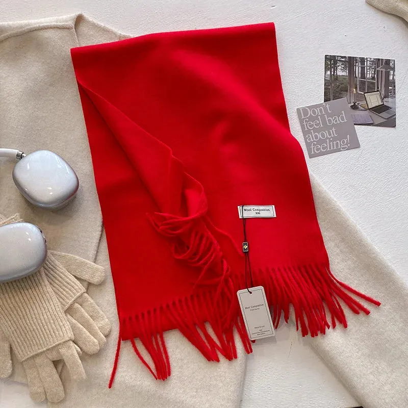 2024 Womens Winter Wool Scarf | Long Cashmere Shawl & Pashmina Wrap | EnigmaParis