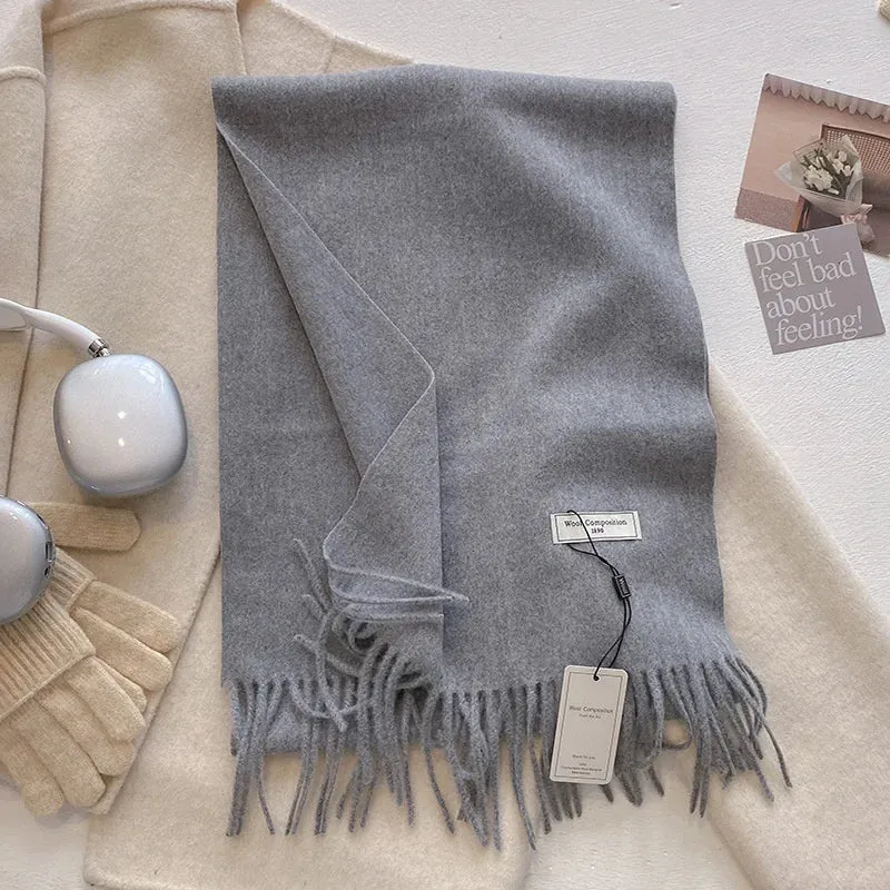 2024 Womens Winter Wool Scarf | Long Cashmere Shawl & Pashmina Wrap | EnigmaParis