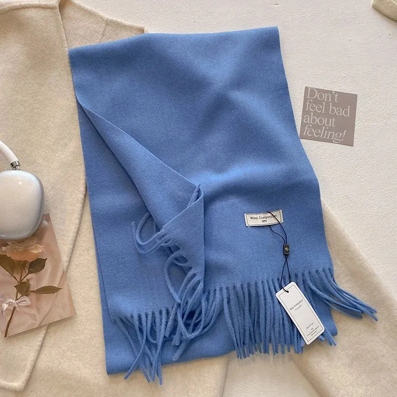 2024 Womens Winter Wool Scarf | Long Cashmere Shawl & Pashmina Wrap | EnigmaParis