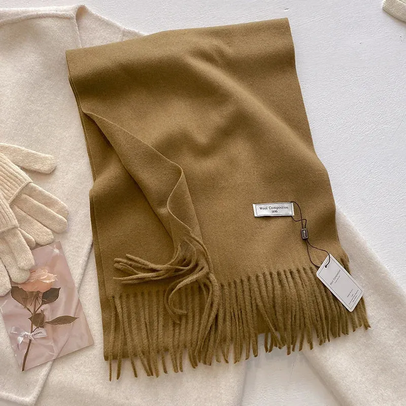 2024 Womens Winter Wool Scarf | Long Cashmere Shawl & Pashmina Wrap | EnigmaParis
