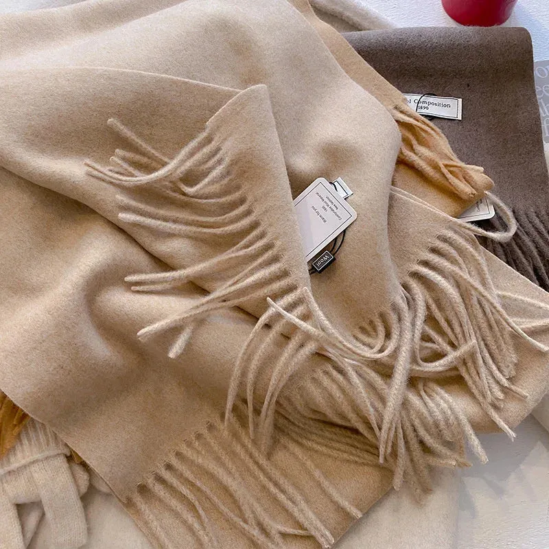 2024 Womens Winter Wool Scarf | Long Cashmere Shawl & Pashmina Wrap | EnigmaParis