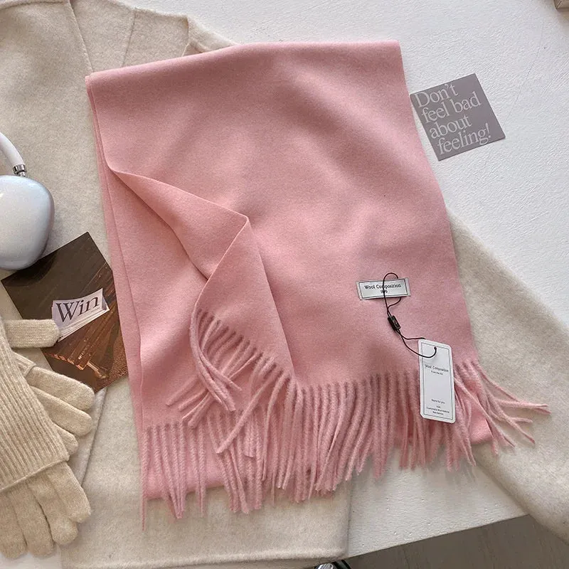 2024 Womens Winter Wool Scarf | Long Cashmere Shawl & Pashmina Wrap | EnigmaParis