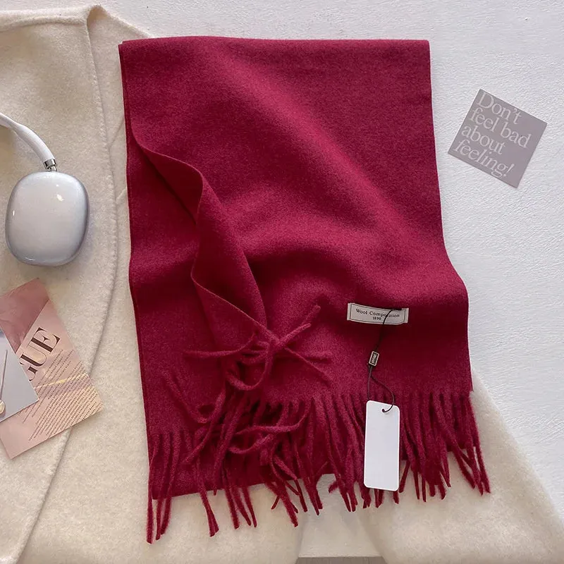 2024 Womens Winter Wool Scarf | Long Cashmere Shawl & Pashmina Wrap | EnigmaParis