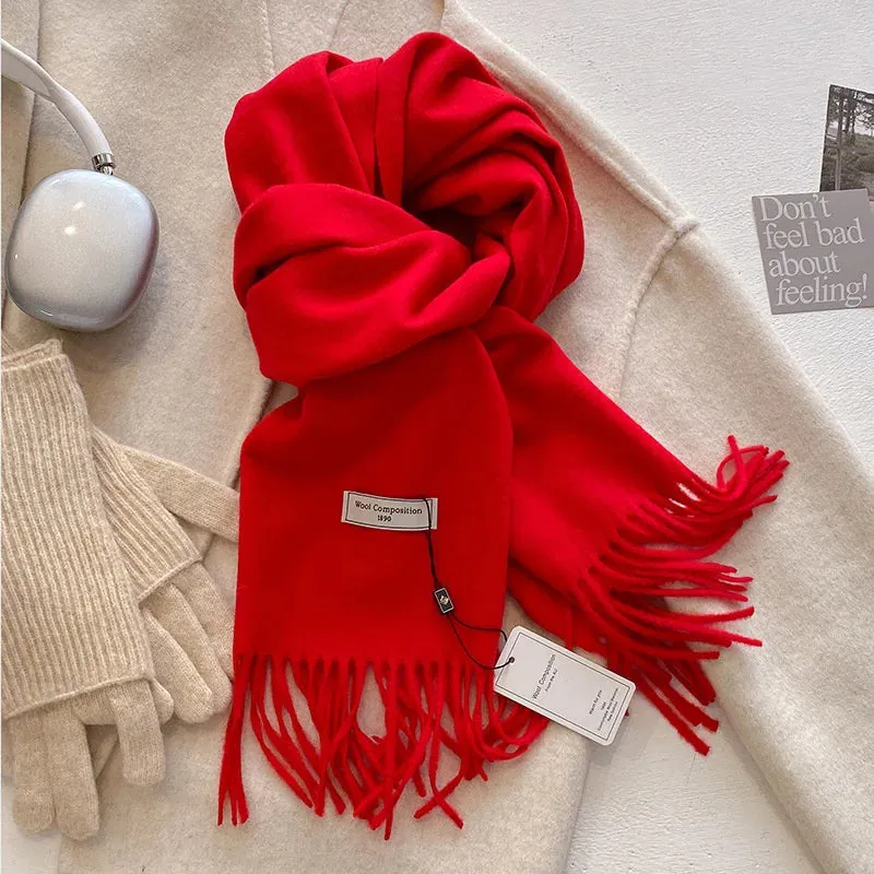 2024 Womens Winter Wool Scarf | Long Cashmere Shawl & Pashmina Wrap | EnigmaParis