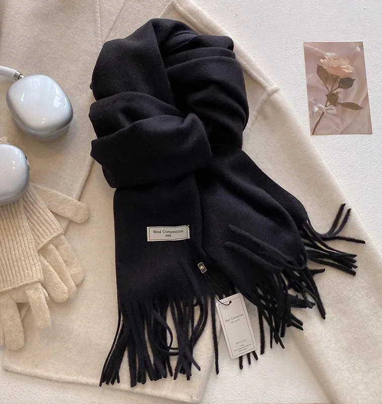2024 Womens Winter Wool Scarf | Long Cashmere Shawl & Pashmina Wrap | EnigmaParis