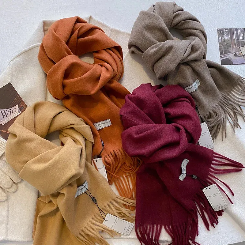 2024 Womens Winter Wool Scarf | Long Cashmere Shawl & Pashmina Wrap | EnigmaParis