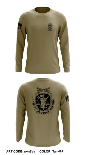 290TH Military Police Detention Company Store 1 Core Men's LS Performance Tee - nvn3Vv