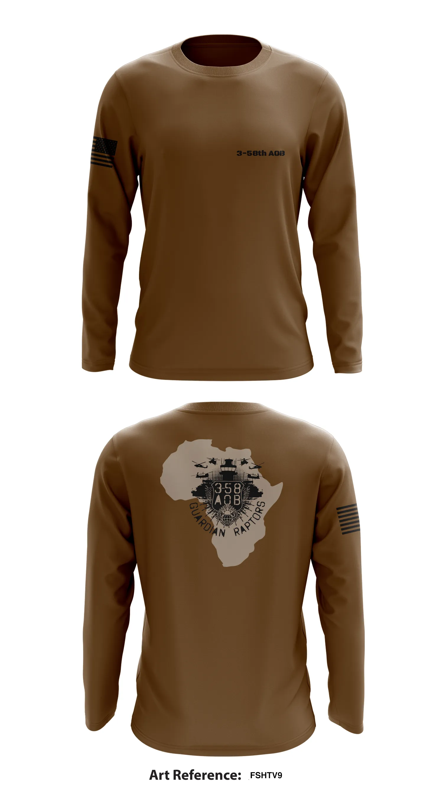 3-58th AOB Store 1 Core Men's LS Performance Tee - FShtv9