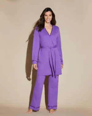 3 Piece Pajama Set With Robe