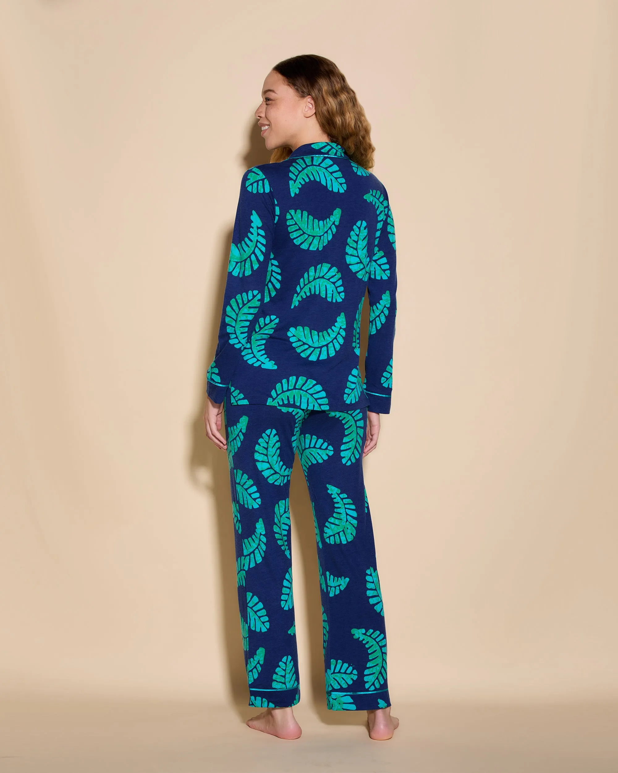 3 Pockets Long Sleeve Top & Pant Pajama Set
