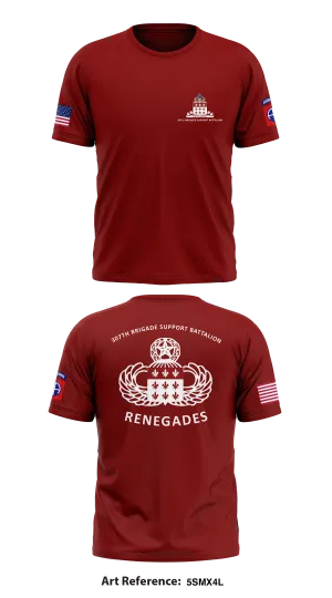 307th BSB (Renegades) Core Men's SS Performance Tee - 5sMX4L