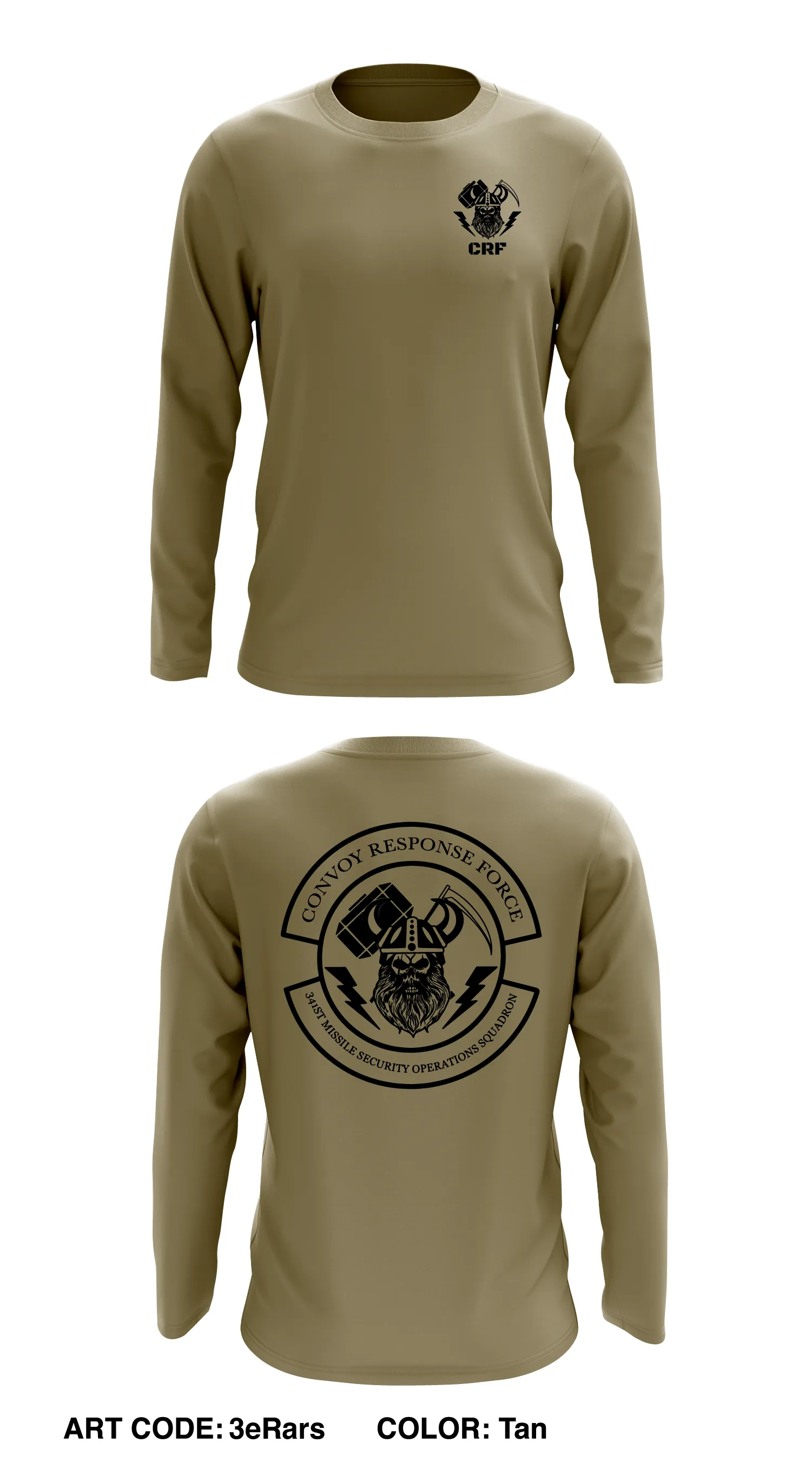 341st Missile Security Operations Squadron Store 1 Core Men's LS Performance Tee - 3eRars
