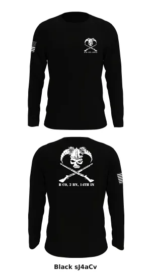 3rd PLT, B Co, 2 BN, 14th IN Store 1 Core Men's LS Performance Tee - sJ4aCv