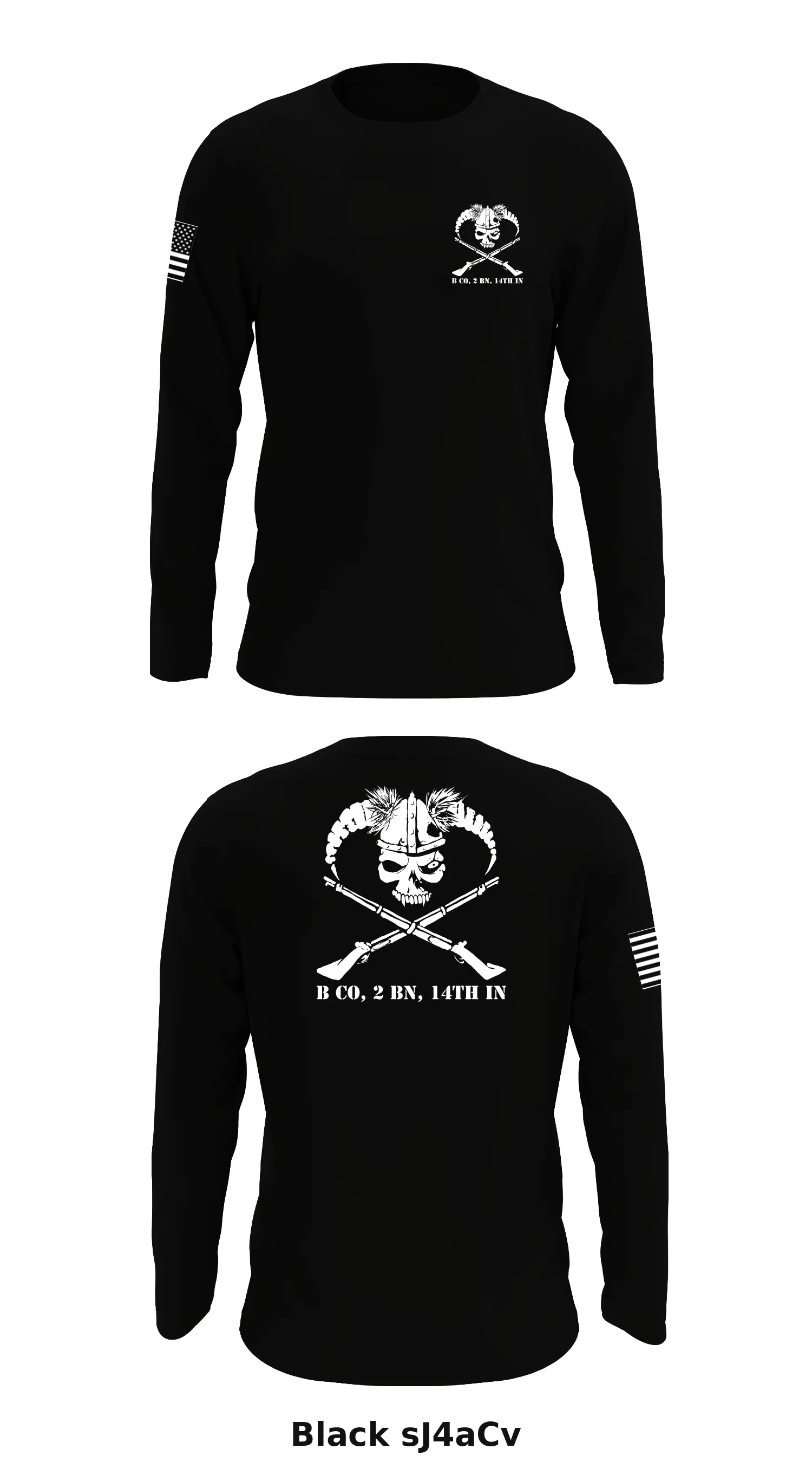 3rd PLT, B Co, 2 BN, 14th IN Store 1 Core Men's LS Performance Tee - sJ4aCv