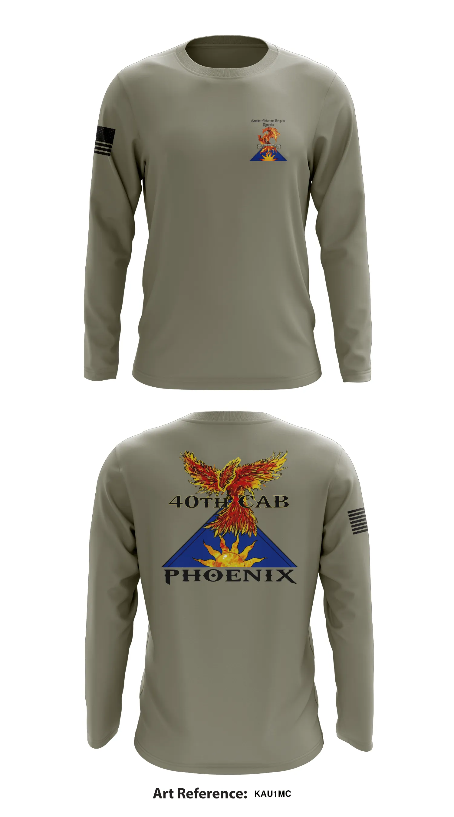 40th Combat Aviation Brigade Store 1 Core Men's LS Performance Tee - kau1Mc
