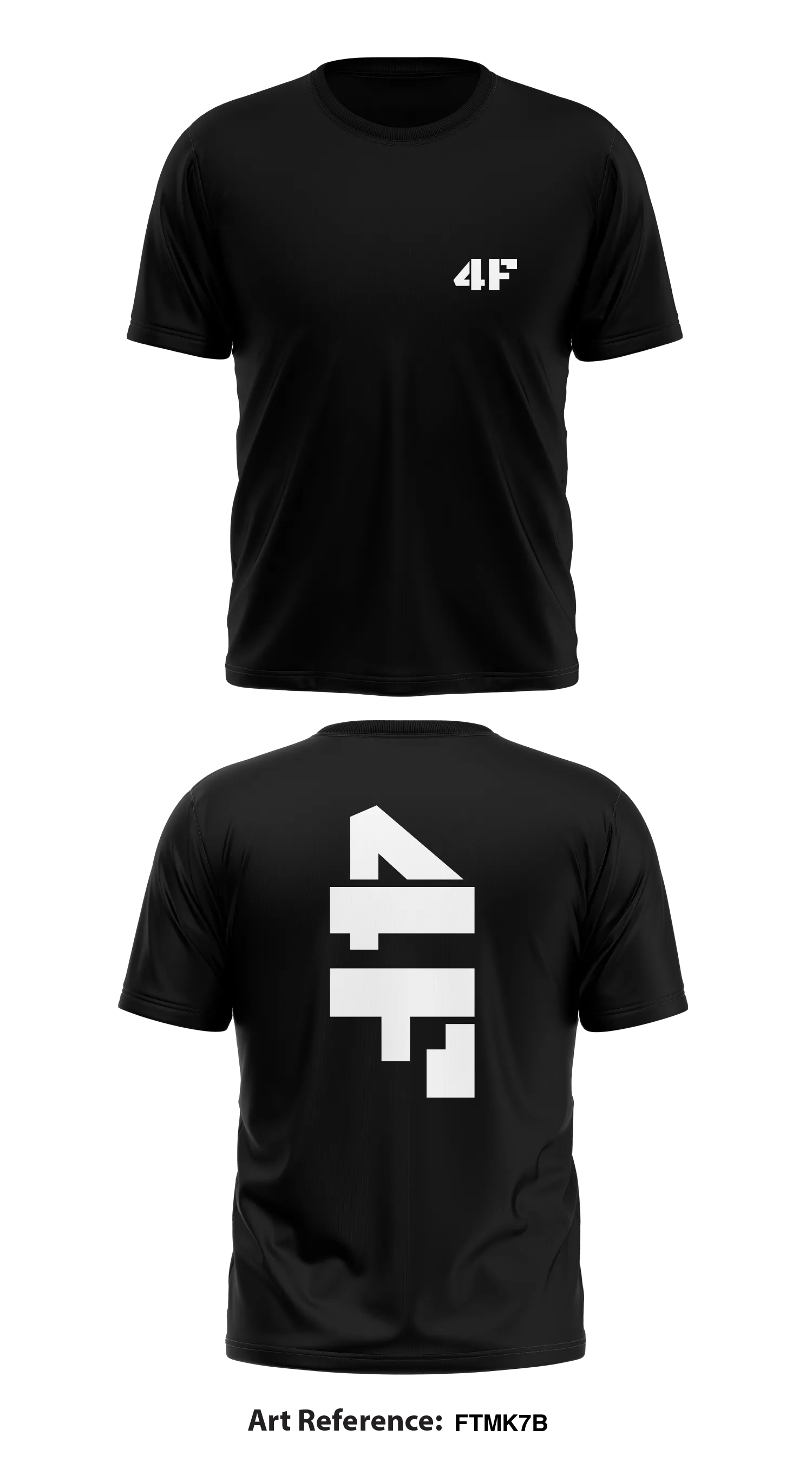 4F Store 1 Core Men's SS Performance Tee - Ftmk7b