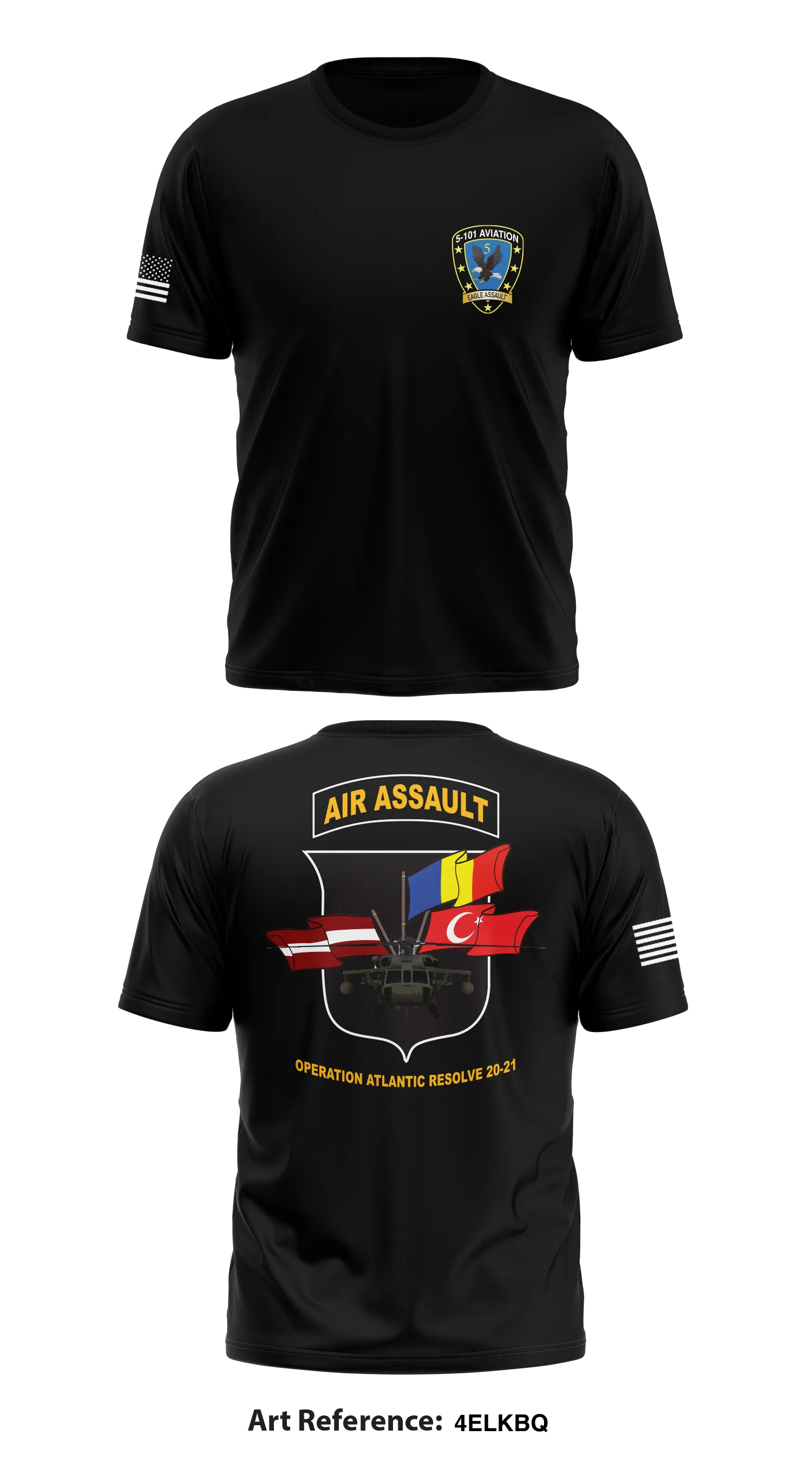5 101 AVN REGT Store 1 Core Men's SS Performance Tee - 4ELkBq