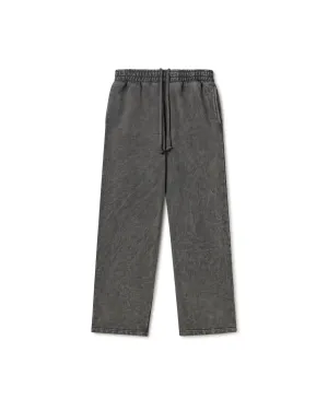 600 GSM 'Vintage Black' Straight-leg Pants