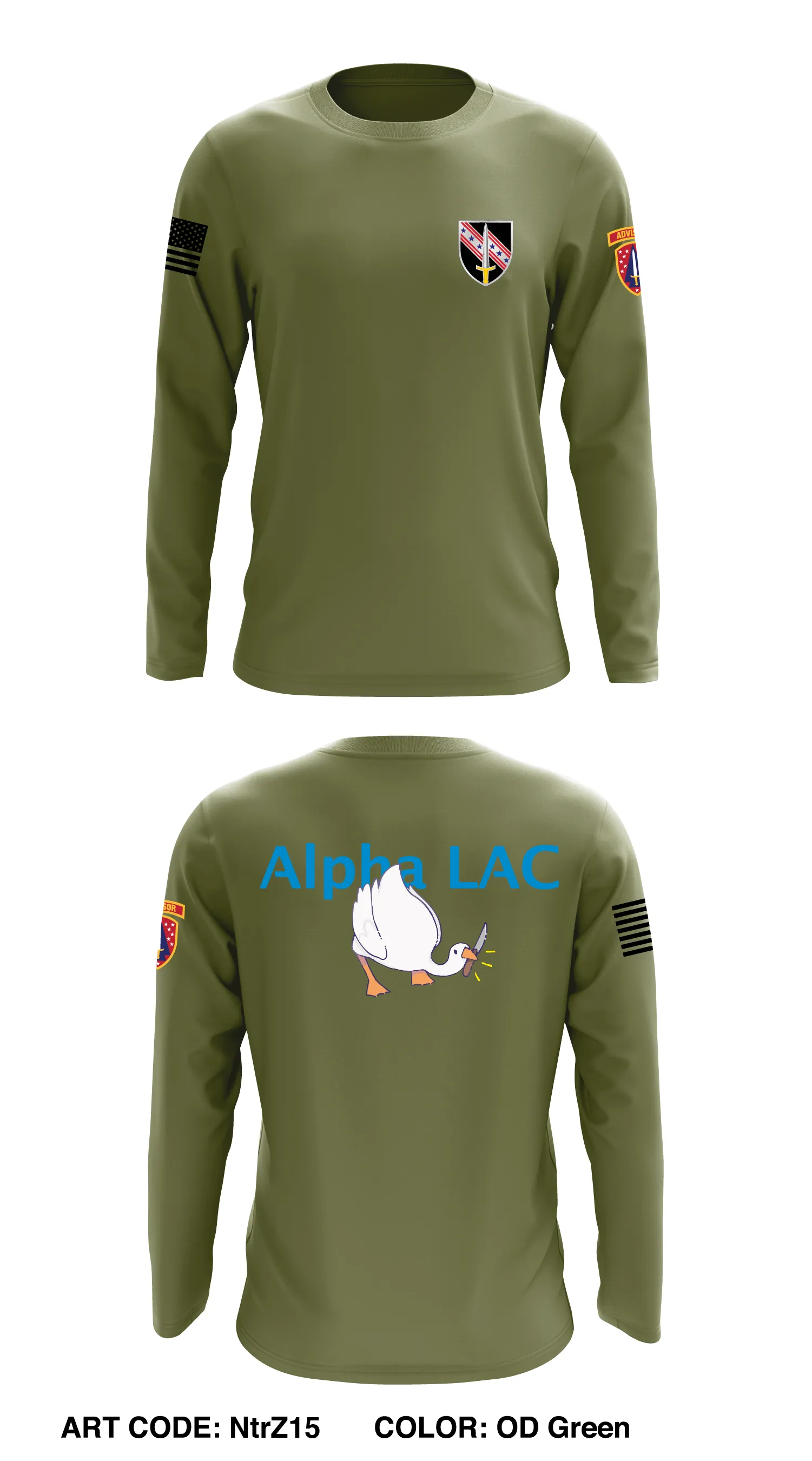 A Co, 6th BN, 54th SFAB Store 1 Core Men's LS Performance Tee - NtrZ15