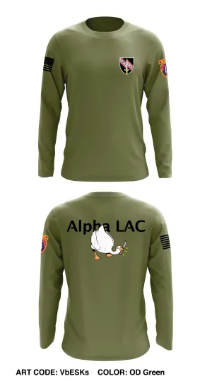 A Co, 6th BN, 54th SFAB Store 1 Core Men's LS Performance Tee - VbESKs